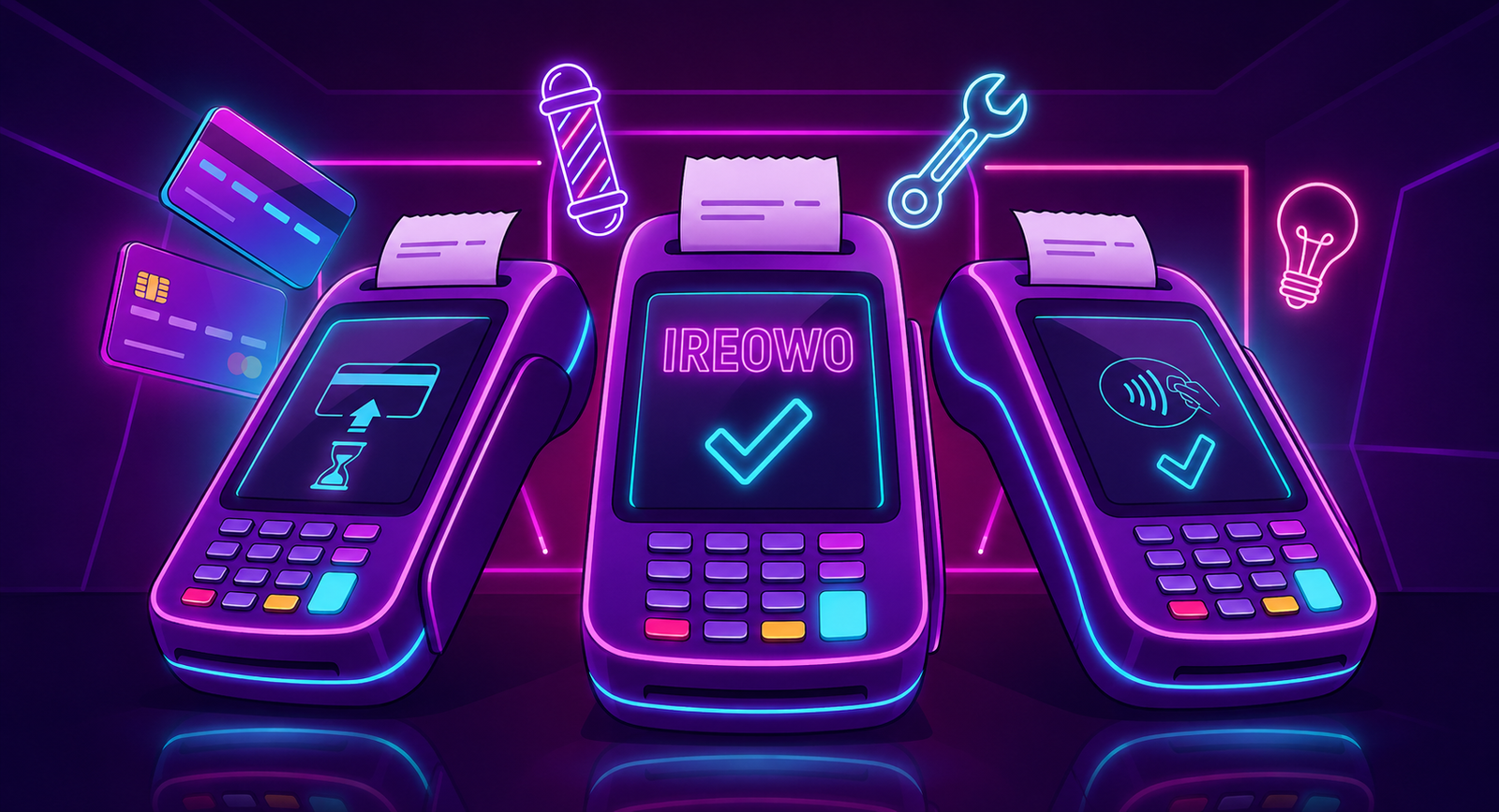 Portable card reader for freelancers and sole traders in Europe, processing contactless payments instantly