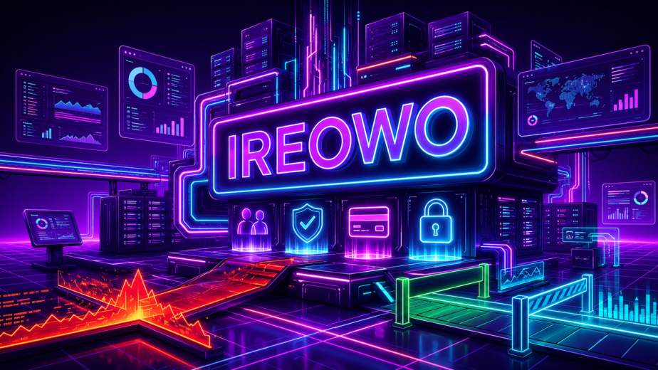 IREOWO data center showing a secure payment gateway, ideal for protecting businesses processing payments in highly scrutinized sectors like Adult, Nutra, or Vape.