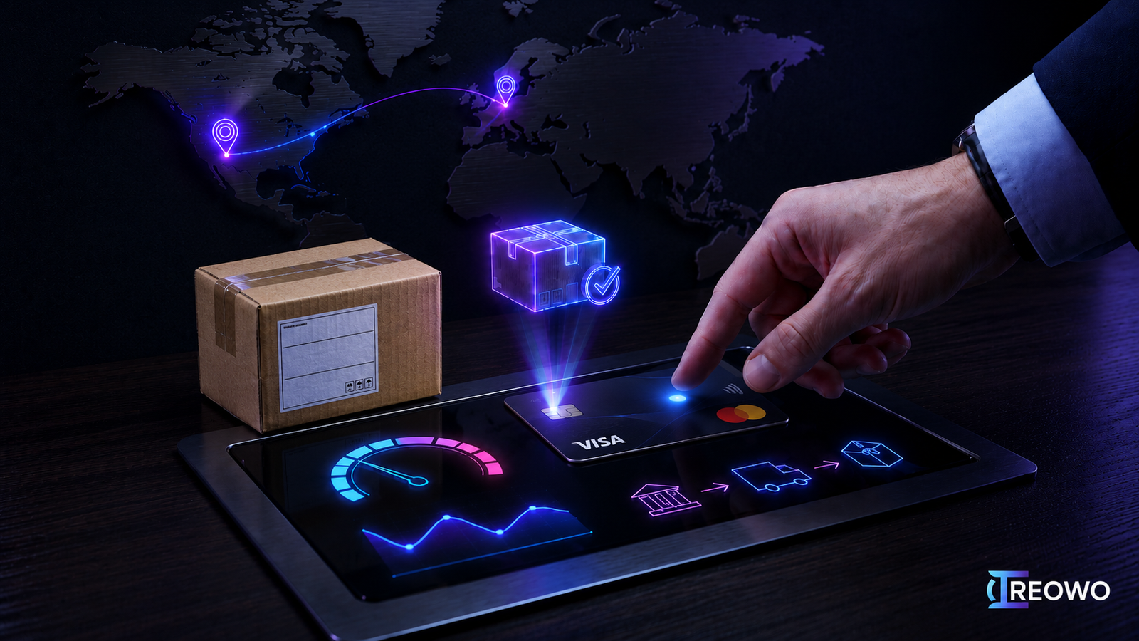 Visa and Mastercard payment approval dashboard for a retail dropshipping payment gateway shipping from USA to Europe