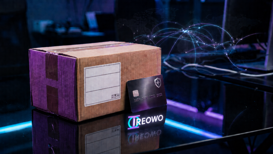 High risk merchant account dropshipping package next to a secure Ireowo payment card for EU and USA retailers